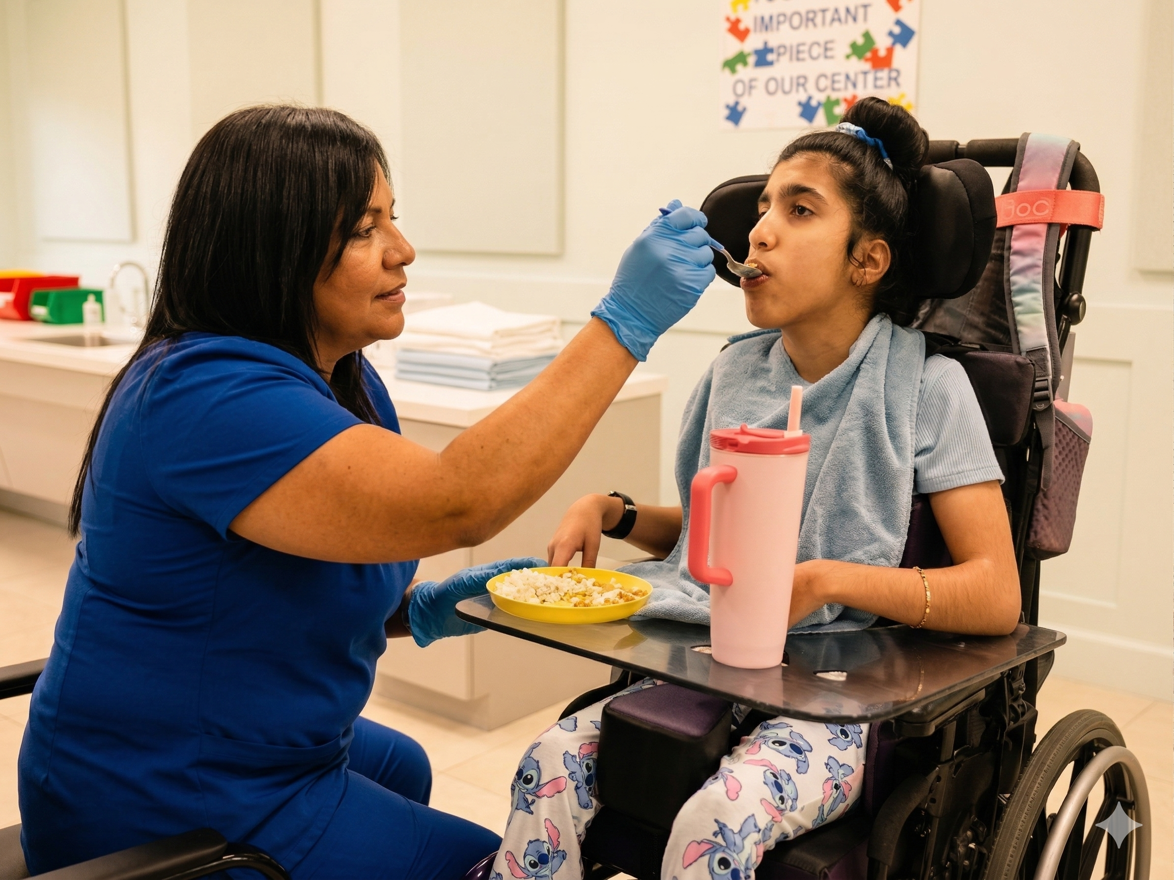 Swallowing and feeding therapy at Kids In Care PPEC