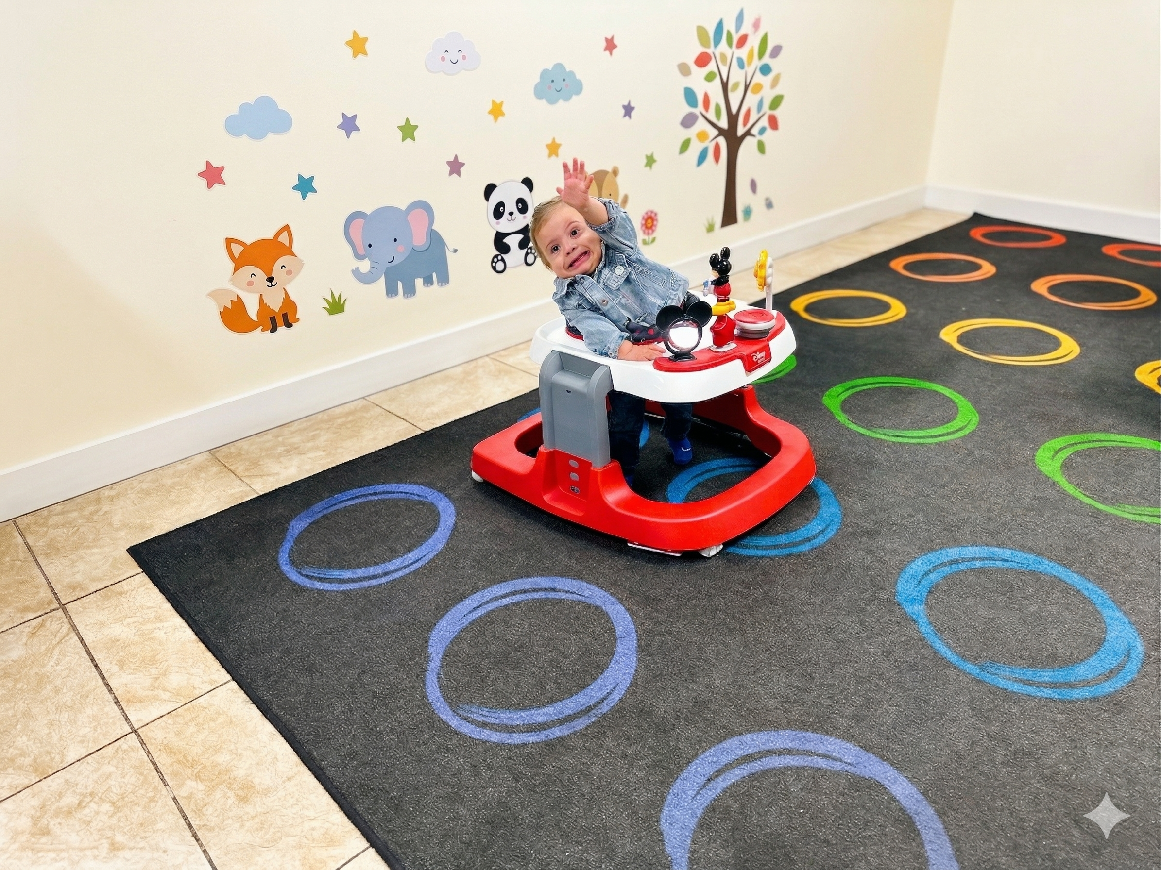 Physical therapy session at Kids In Care PPEC